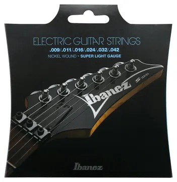 Ibanez IEGS6 E-Gitarren Saiten 009-042 Nickel Wound