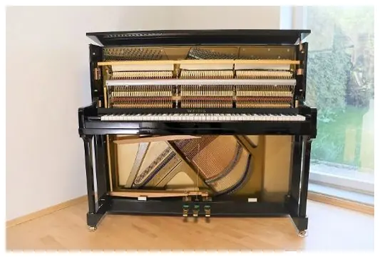Weidig 126 Klavier schwarz poliert