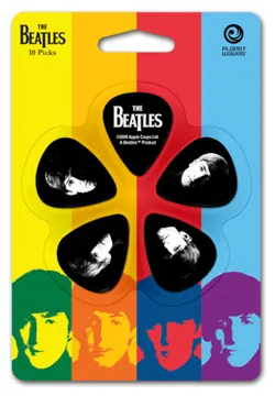 Planet Waves 1CBK4-10B2 Meet The Beatles Picks Plektren (10Stück) medium