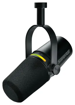 Shure MV7+-K Dynamisches Podcast-Mikrofon schwarz