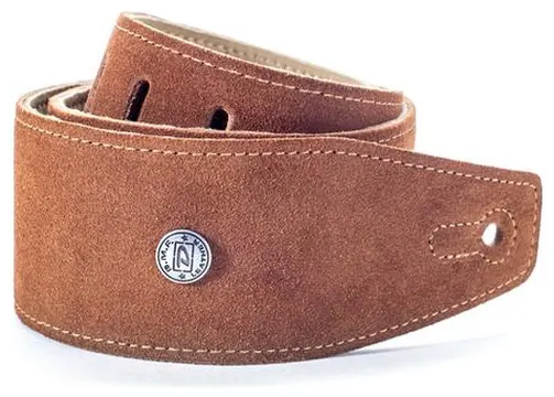 Jim Dunlop BMFS03 Suede Strap Oak 2,5Zoll Leder Gitarrengurt (63,5mm)