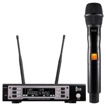 Dylan Microfone S/ Fio Dylan Mão D9001S C/ Bateria Recarregavel