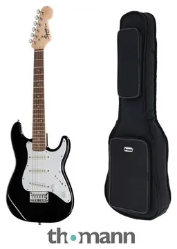 Squier Mini Strat V2 BK IL Bundle