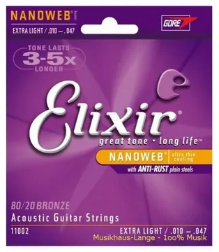 Elixir 11002 Western-Git Saiten Extra Light