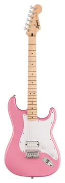 Fender Squier Sonic Stratocaster HT H Flash Pink