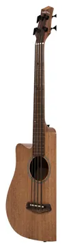 Gold TONE M-BASS25/FL/L 25" fretloze elektro-akoestische microbas met mahonie bovenblad, met hoes, linkshandig model