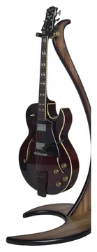 Bulldog Music Gear BULLDOG Dragon One Zebrano Sunburst Gold Hänge-Gitarrenständer für alle Gitarrenformen