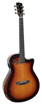 Shape 418F HG-CE-SBB Westerngitarre – Orchestra Model, Fichte massiv, geflammter Ahorn, Cutaway