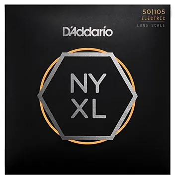 D'Addario NYXL50105 Long Scale Bass Guitar Strings, Medium, 50-105