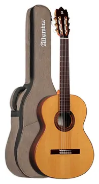 Guitarra Clássica Alhambra Iberia Ziricote Cedro Ziricote com Saco 10mm