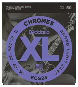 D`Addario D'addario ECG24 Chromes Jazz Light - Corde Per Chitarra Elettrica