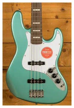 Squier Affinity Active Jazz Bass LRL Mystic Sea Foam Green