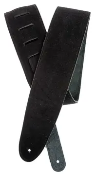 D'Addario Gitarrengurt - Wildleder, Black