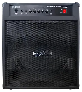 Mostruario Amplificador para Baixo Brixton Classic Bass 220 2 Canais 220W RMS Preto - Bivolt