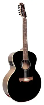 Tagima FS-600 12 Cordas Aço Jumbo BK Com Bag