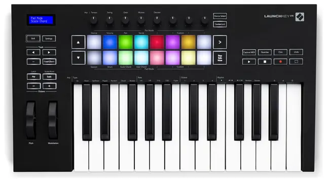 Novation Controlador Novation Launchkey Mk3 Midi 25 Teclas