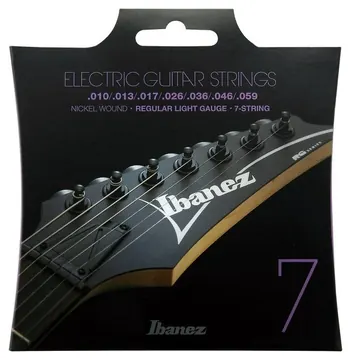 Ibanez Saiten E-Gitarre 7-Saiter Nickel Wound, Regular Light .010 - .059