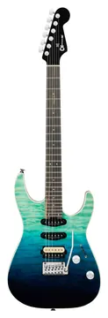 Charvel DK24 HSS 2PT EB QM Pro-Mod Plus EBO Blue Curaçao