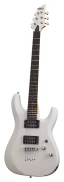 Schecter C-6 Deluxe Satin White - Überholt