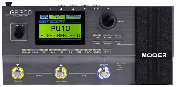 Mooer GE200 Pedale Multi EFX con processore partner perfetto x musicisti e live