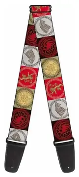 Buckle Down Strap - Game of Thrones 4-House Sigil Symbol