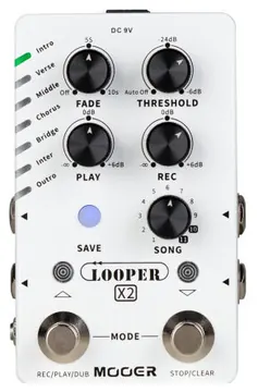 Mooer Looper X2 - Stereo Looper Pedal