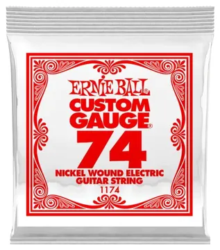 Ernie Ball Corde Détail Filé Nickel 074w 1174