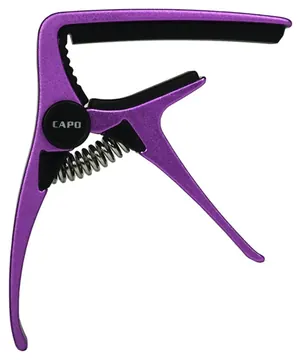 Aroma AC20PU Acoustic Guitar Capo, High Quality Aliuminium Material, Steel Spring, High quality silicone cushion, PURPLE