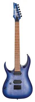 Ibanez RGA42FML-BLF RGA Series Left Hand Flame Maple Top Blue Lagoon Burst Flat