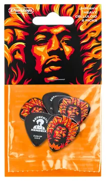 Saco com 6 palhetas HENDRIX Voodoo Fire