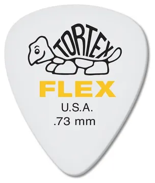 Dunlop 0.73mm Tortex Flex Standard, Player's Pack of 12