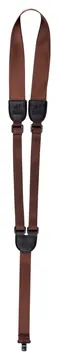 Ortega - ORTEGA OGSHK-BR Nylongitarrengurt mit Support Hook - Brown