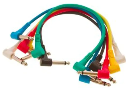 Cavo Rockcable jack/jack 15cm 6 pz colorati RCL 30011 D5