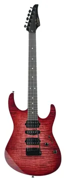 Suhr Modern Custom Faded Trans Wine Red Burst