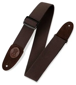 Levy's MSSC8 Brown Cotton Guitar Strap