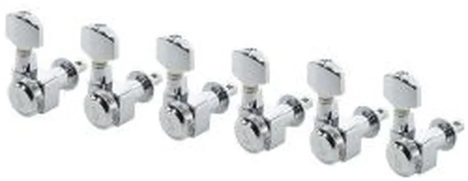 Schaller Original F-Series Machine Heads 6L with Small Metal Pegs 5602200150