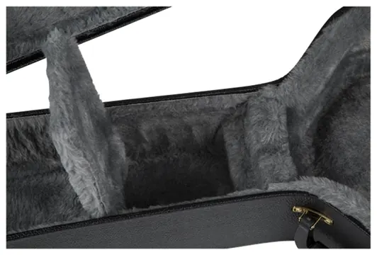 Gretsch Case Para Guitarra Gretsch Hardshell G6241FT Hollow Body Flat Top Black