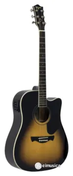 Tagima Andes Folk Aço Eletro Acústico Vintage Sunburst VSB