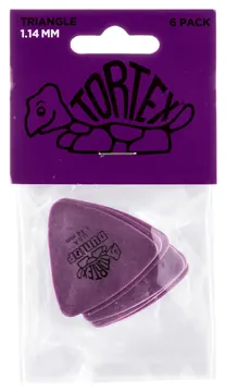 Dunlop Tortex Triangle 1.14 Player's Pack 6 Stück