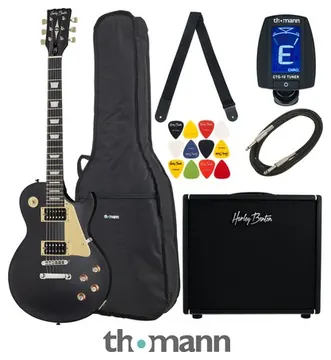 Harley Benton SC-400 SBK DNAFX Amp20 Set