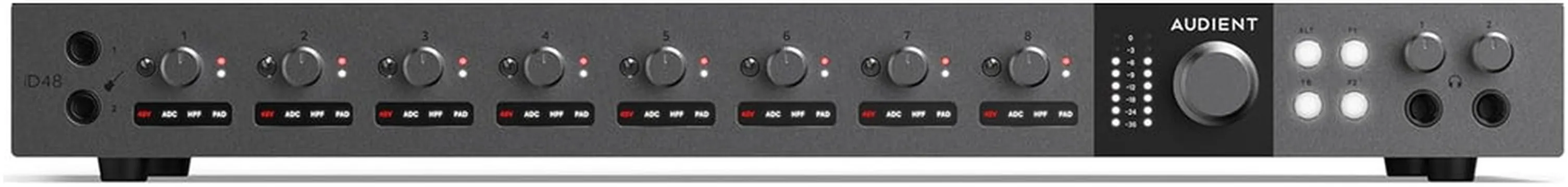Audient iD48 Interfaccia audio pro USB-C 24 In / 32 Out e 8 Preamp Microfonici
