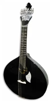 Guitarra Portuguesa Artimúsica GPNEGROL Simples Modelo Lisboa Negra