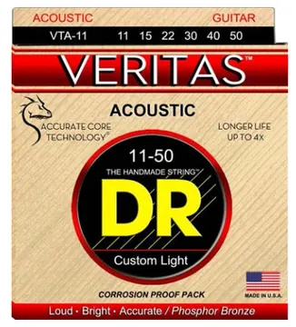 DR Strings Veritas Acoustic VTA-11