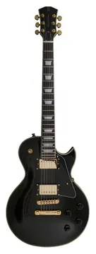 Larry Carlton L7 BK Guitare Electrique "les Paul" Noire