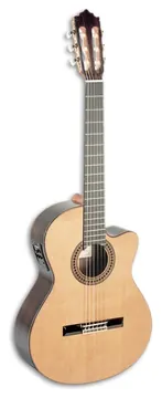Guitarra Clássica Paco Castillo 234 TE Equalizador Estreita Cedro Pau santo