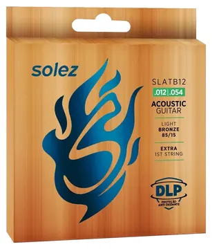 Solez Encordoamento Solez .012 Violão Aço Bronze 85/15 SLATB12