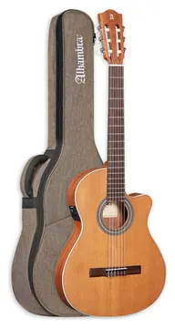 Guitarra Clássica Alhambra Z-Nature Thinline CT EZ com Saco 10mm