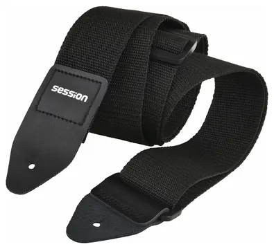 session Gitarrengurt Black/Schwarz