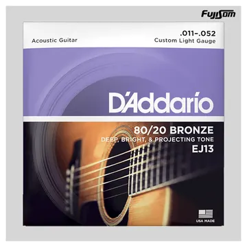 Daddario Encordoamento Daddario Para Violão Aço 011 EJ-13| Fujisom