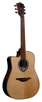 Lag TLHV10DCE-LB Chitarra Acustica Smart Dreadnought Cutaway Mancina